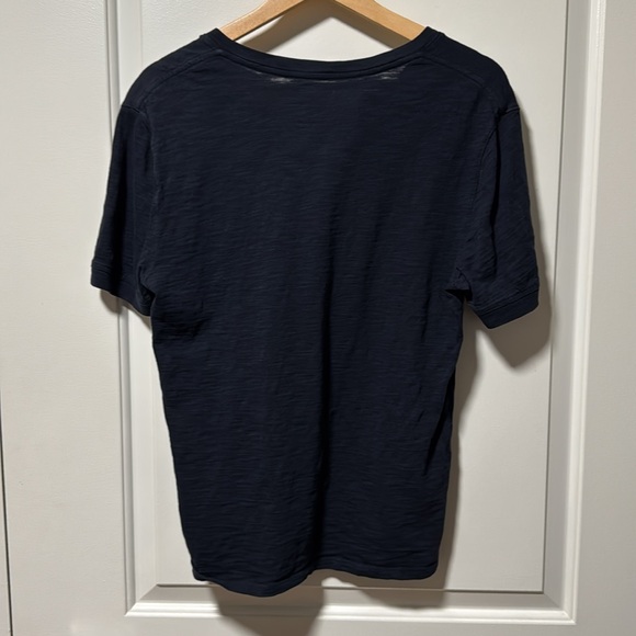 Vince coastal blue cotton slub SS henley size small - Picture 4 of 4
